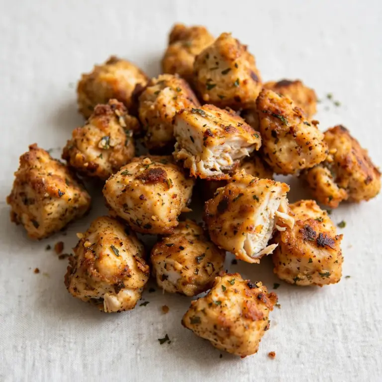 Air-Fryer Protein Hähnchen-Snacks