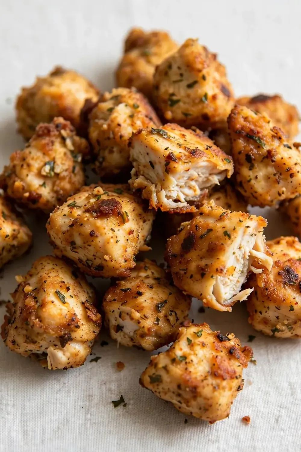 Air-Fryer Protein Chicken Bites
