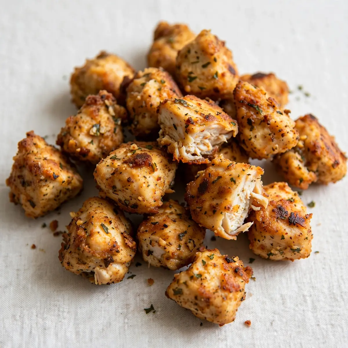 Air-Fryer Protein Hähnchen-Snacks