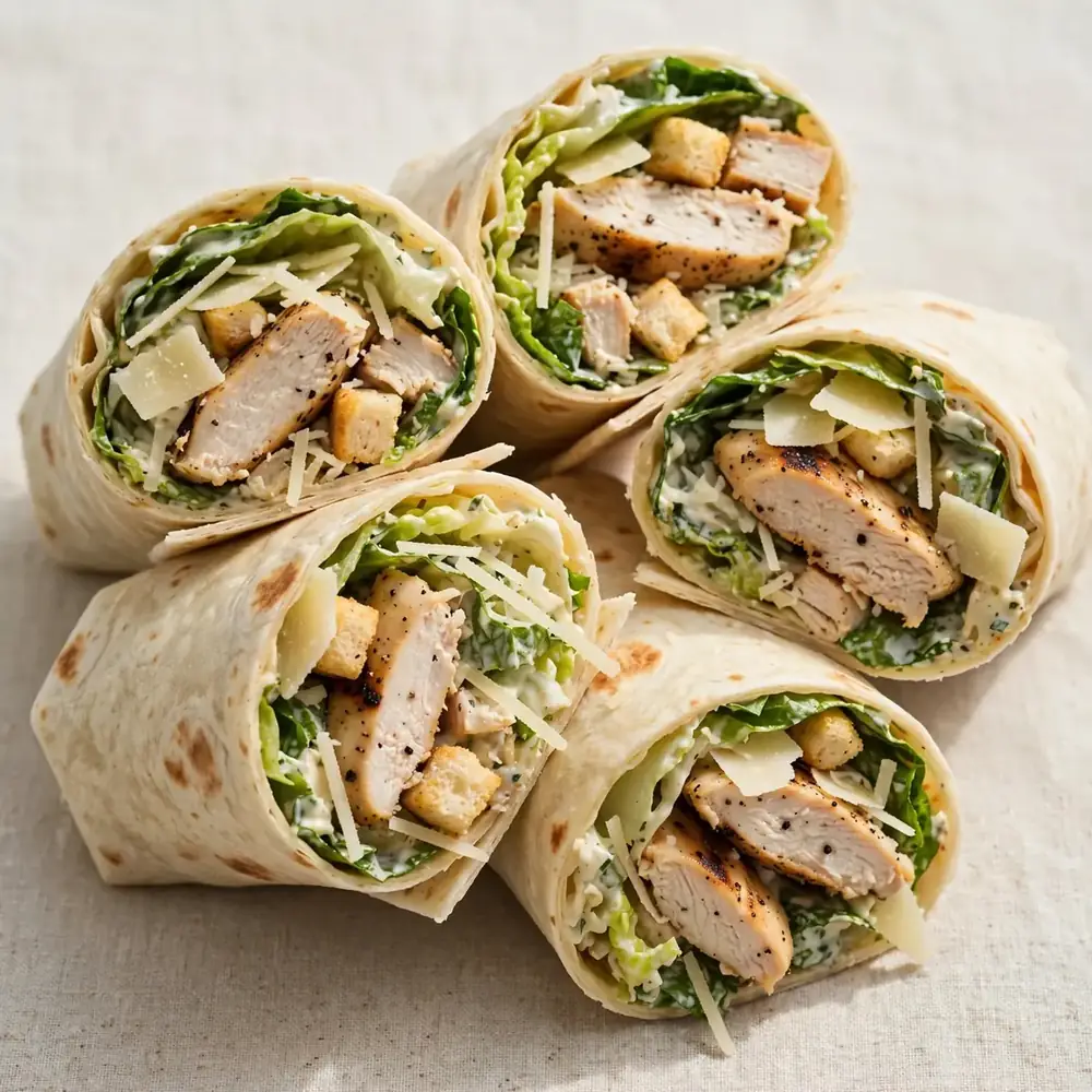 Chicken Caesar Wraps