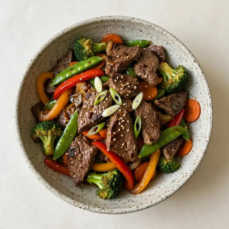 High-Protein Beef & Veggie Stir-Fry Meal Prep
