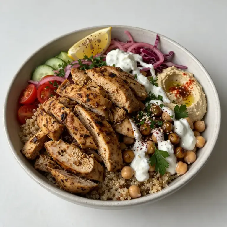 High-Protein Chicken-Shawarma-Bowl