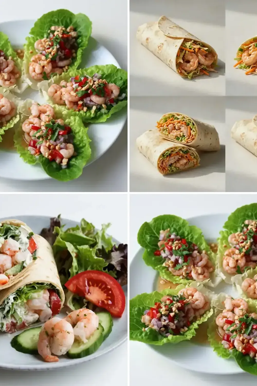 High-Protein Shrimp Lettuce Wraps