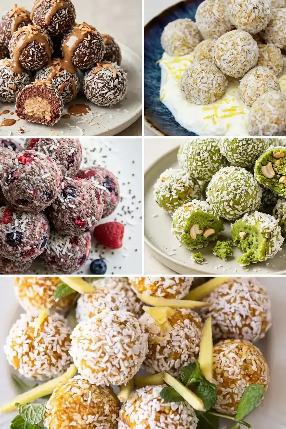 High-Protein Coconut Protein Bites