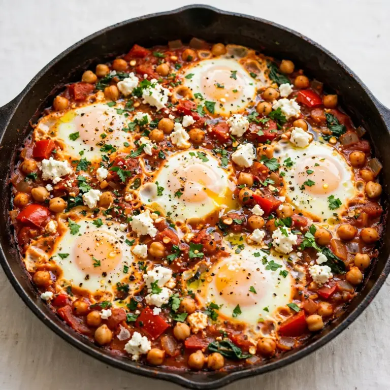 High-Protein Shakshuka mit Feta