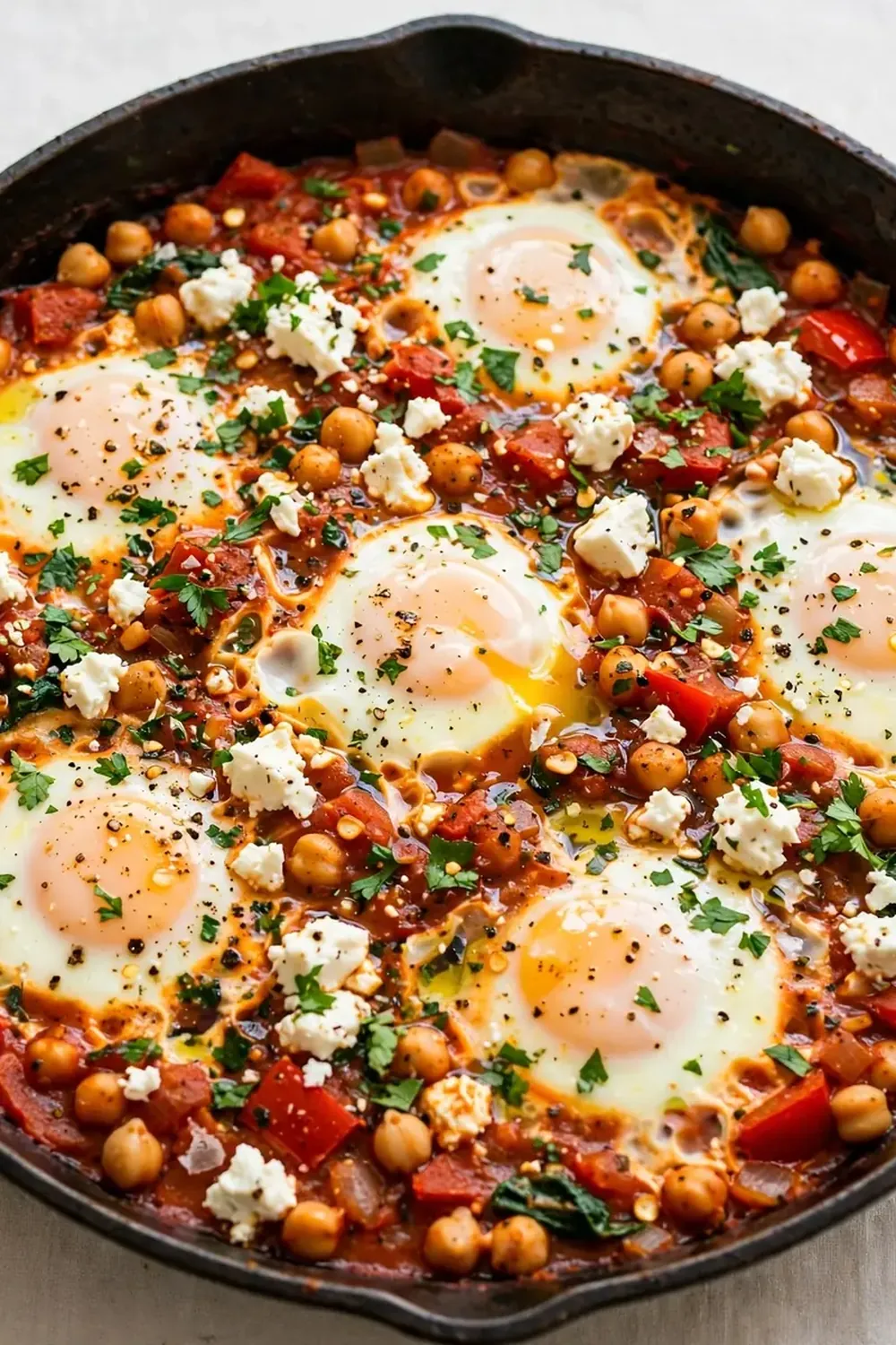 High-Protein Shakshuka with Feta