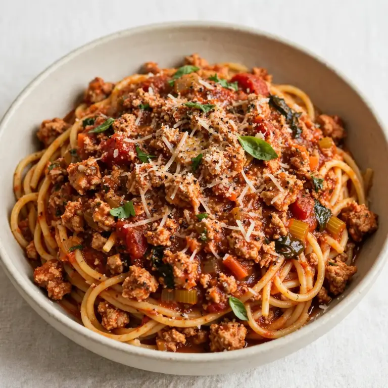 High-Protein Turkey Bolognese