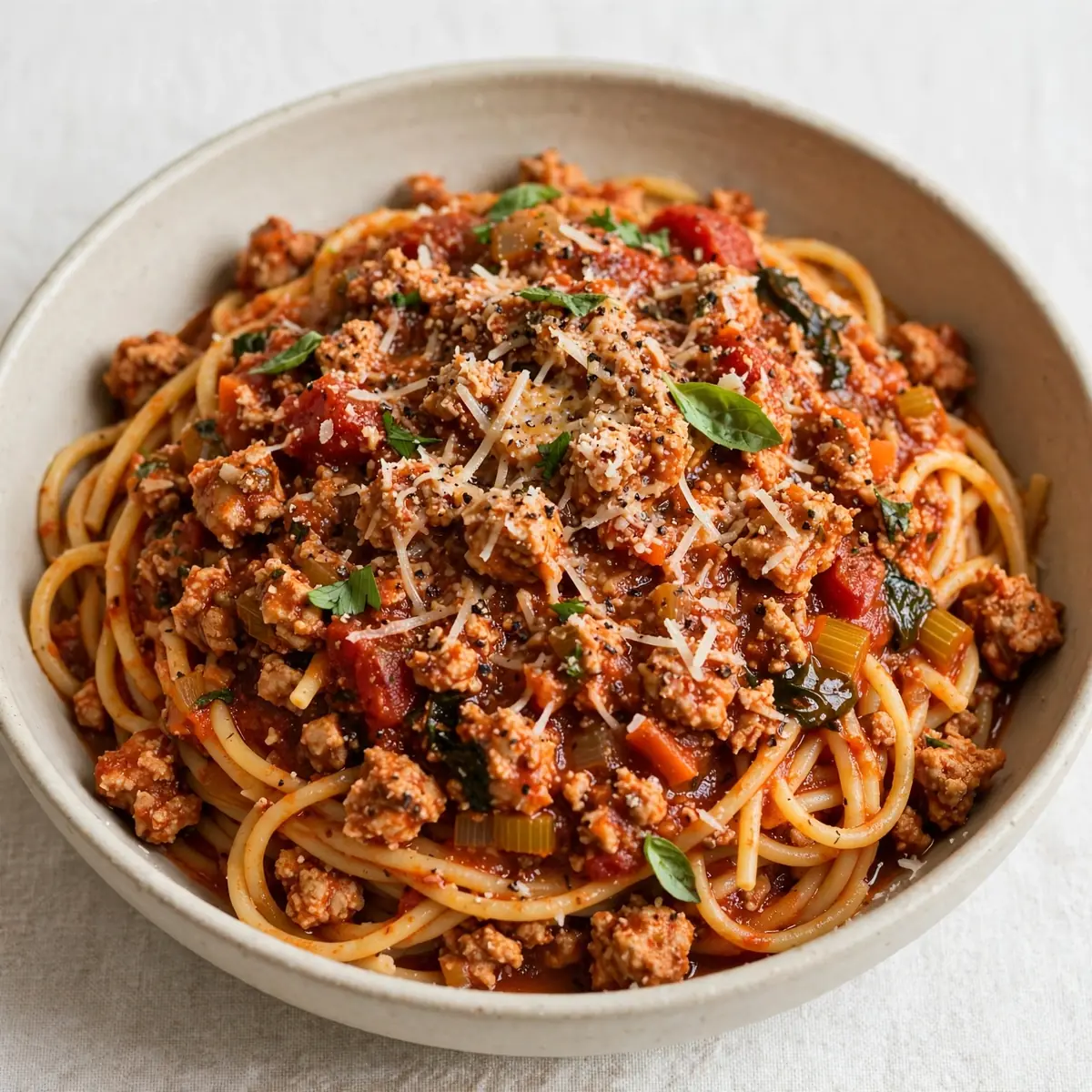 High-Protein Turkey Bolognese