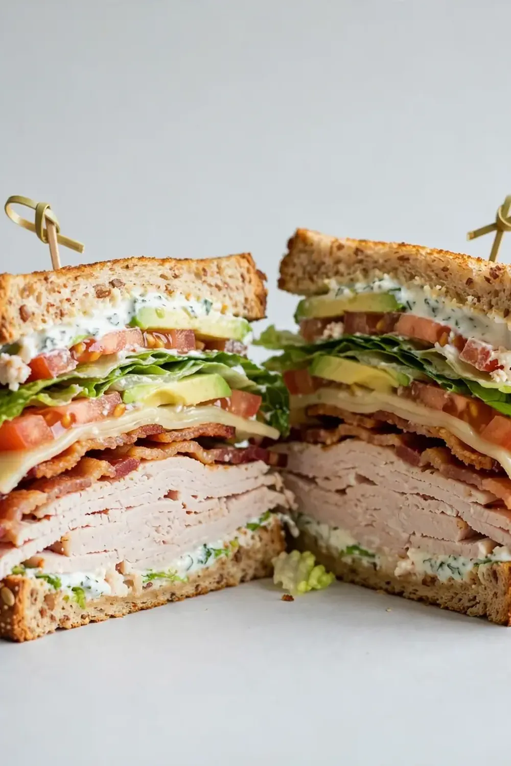 High-Protein Turkey Club Sandwich