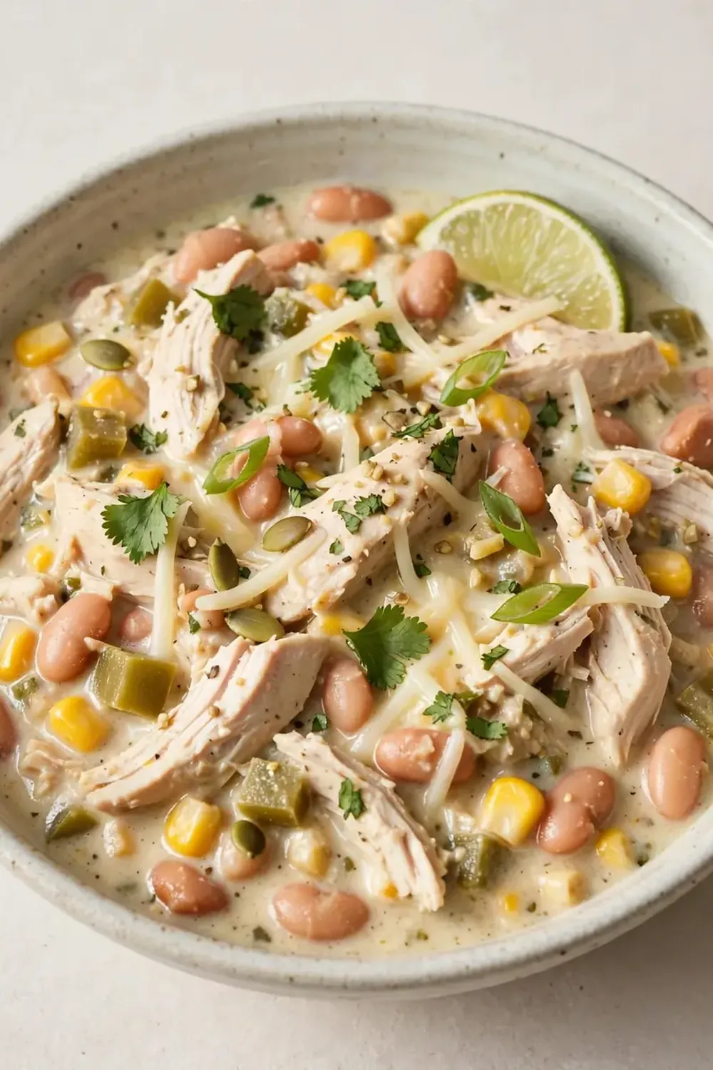 High-Protein White Chicken Chili