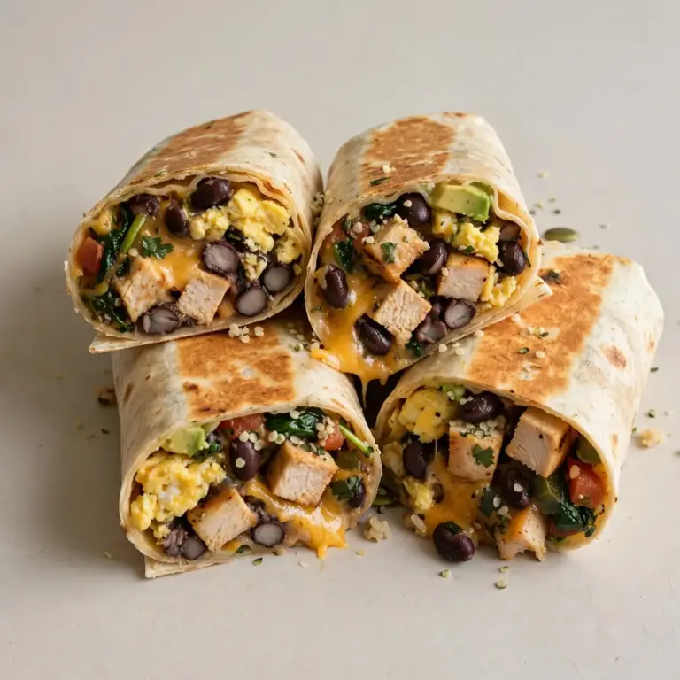 Hochprotein-Breakfast-Burrito zum Meal Prep