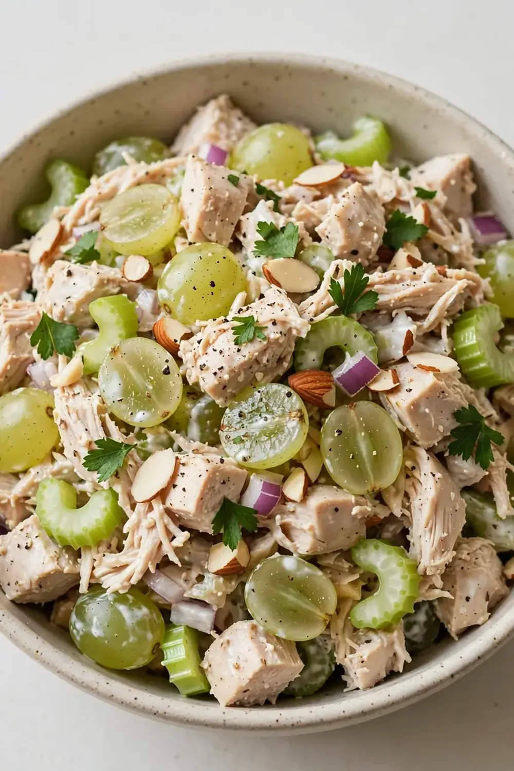 High-Protein Chicken Salad with Grapes
