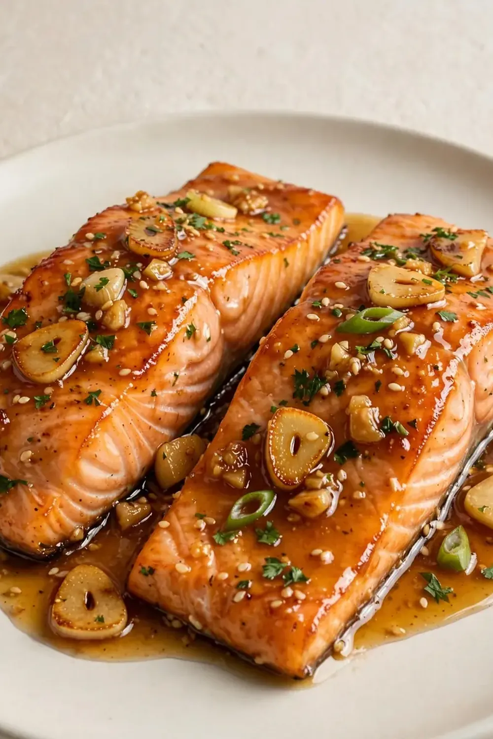High-Protein Honey Garlic Salmon