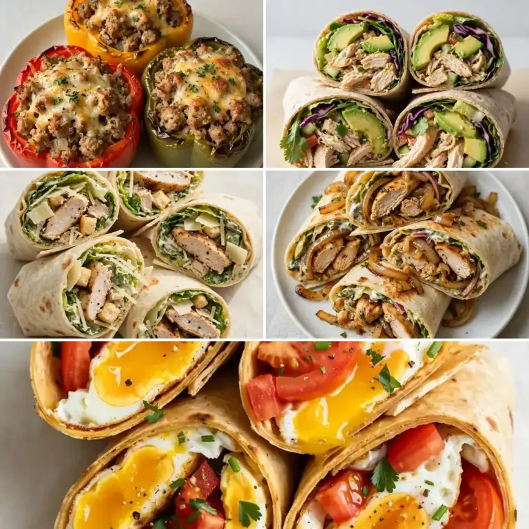 Kalorienarme High-Protein Turkey Lettuce Wraps