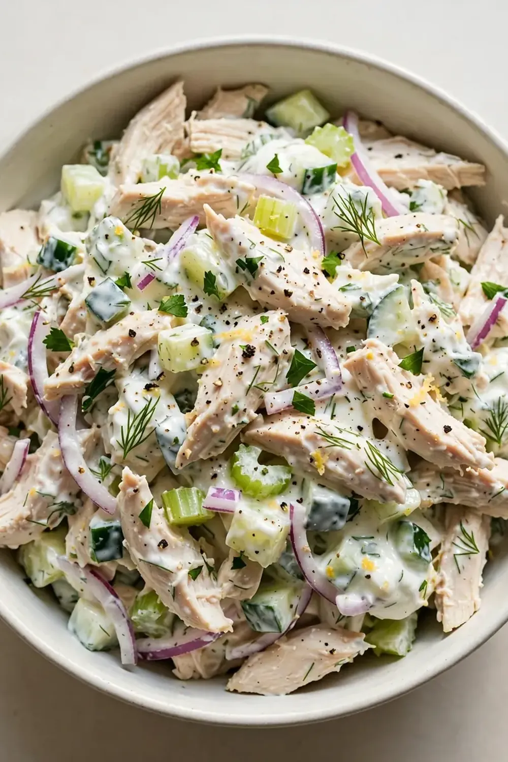 Low-Calorie High-Protein Greek Yogurt Chicken Salad