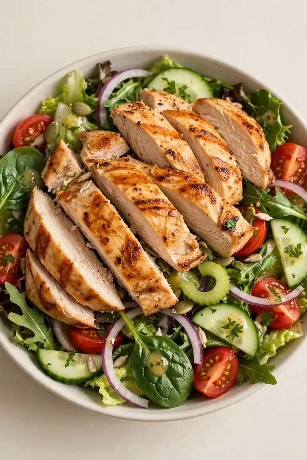 Low-Calorie High-Protein Grilled Chicken Salad
