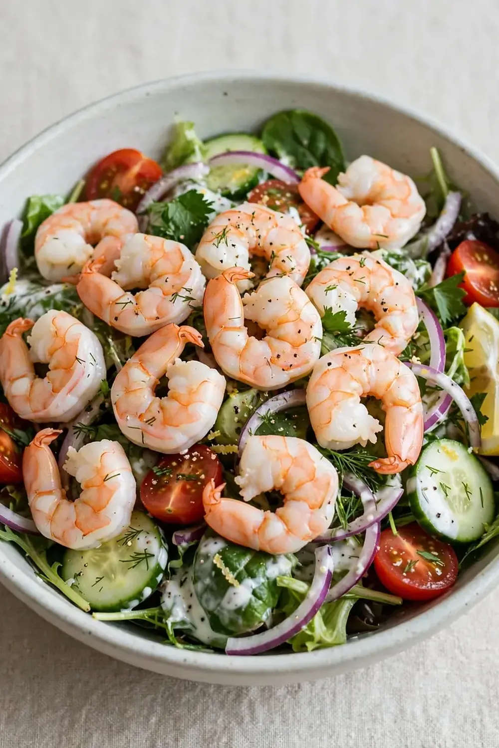 Low-Calorie High-Protein Shrimp Salad