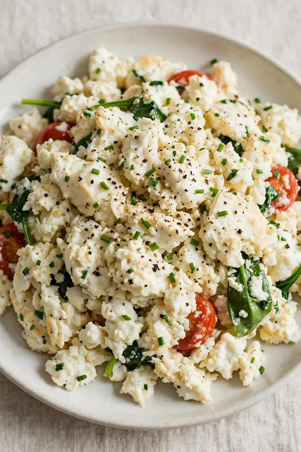 Low-Calorie High-Protein Egg White Scramble