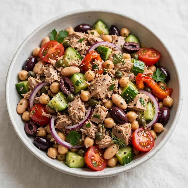Mediterraner Protein-Thunfisch-Salat