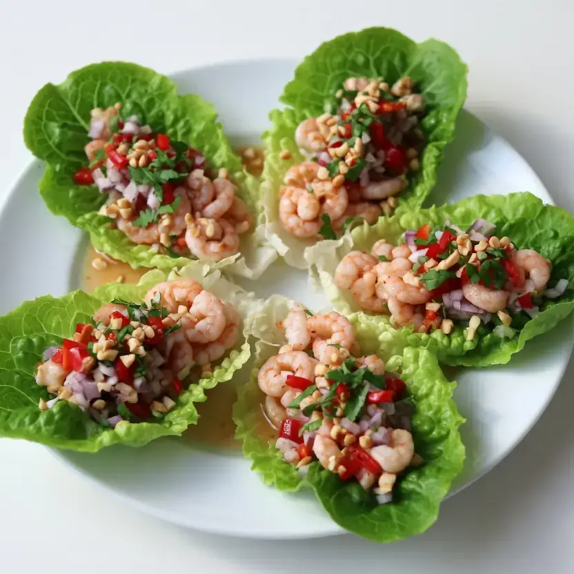 N. Thai-Style Garnelen-Salat-Wrap
