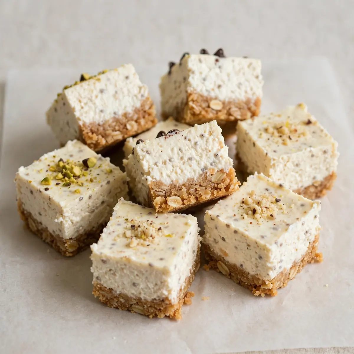 No-Bake Protein Cheesecake-Häppchen