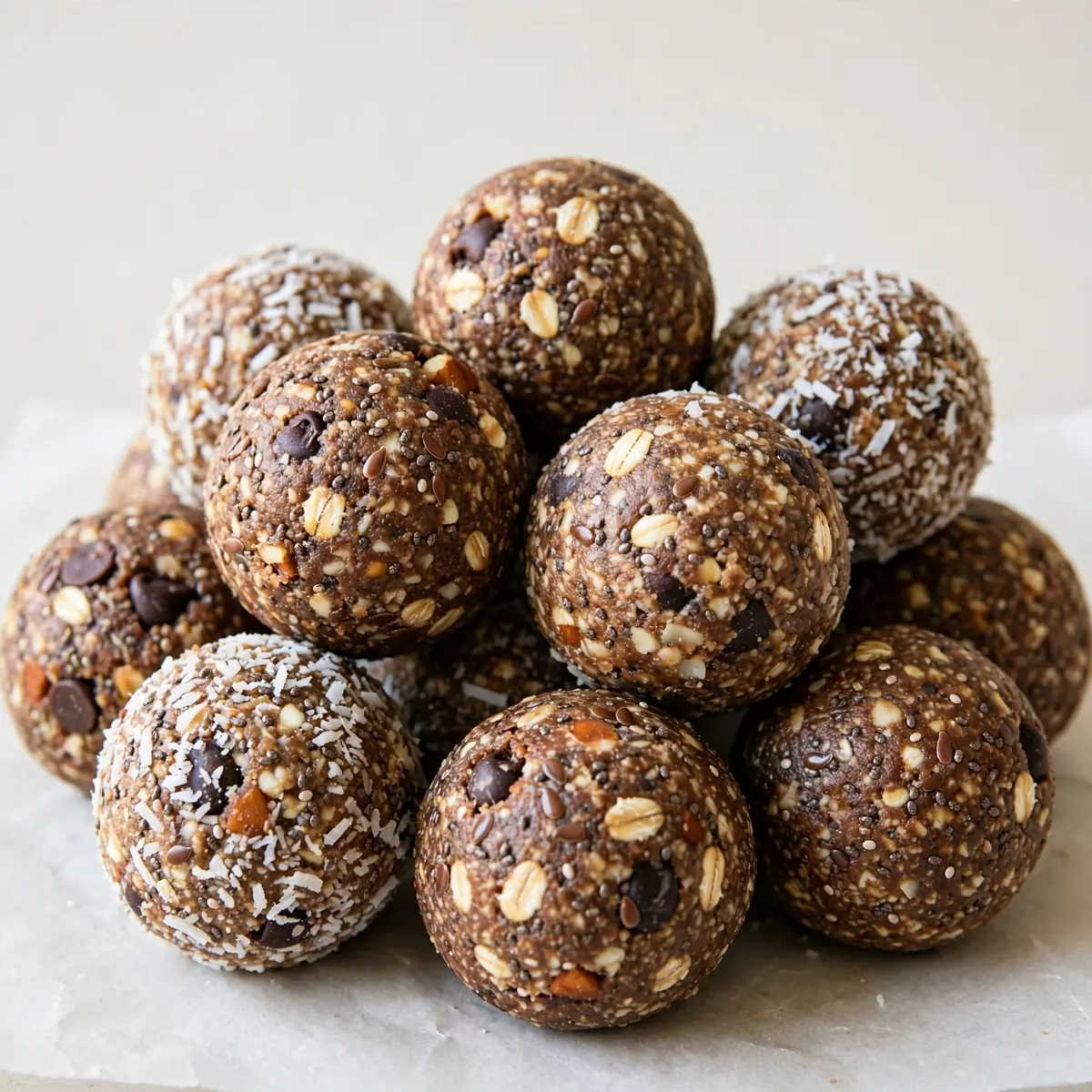 No Bake Protein Energy Balls
