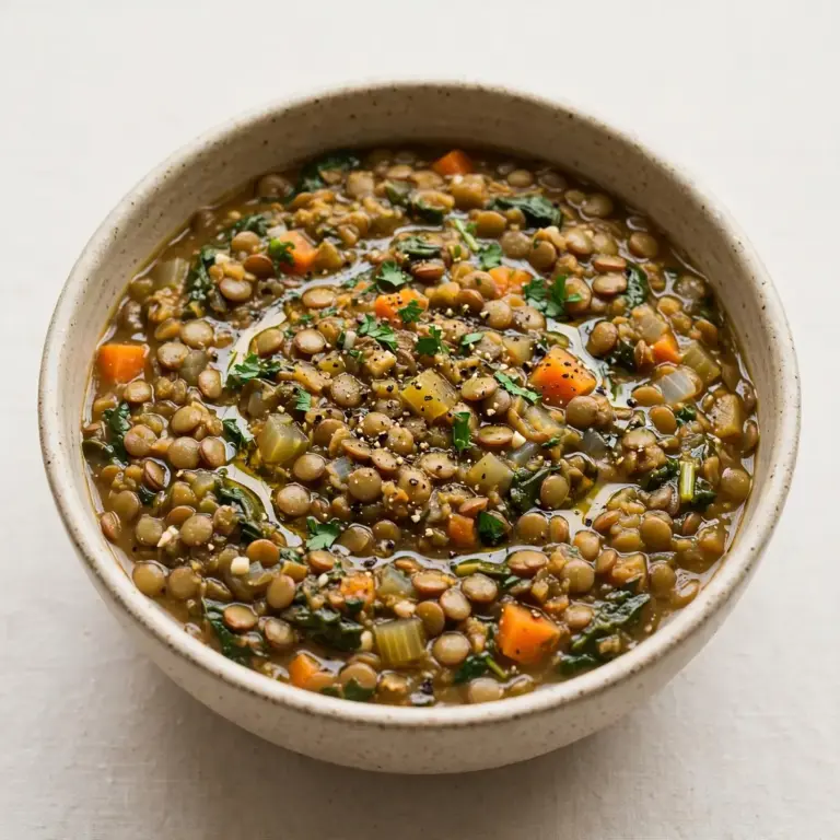 Power-Protein Linsensuppe