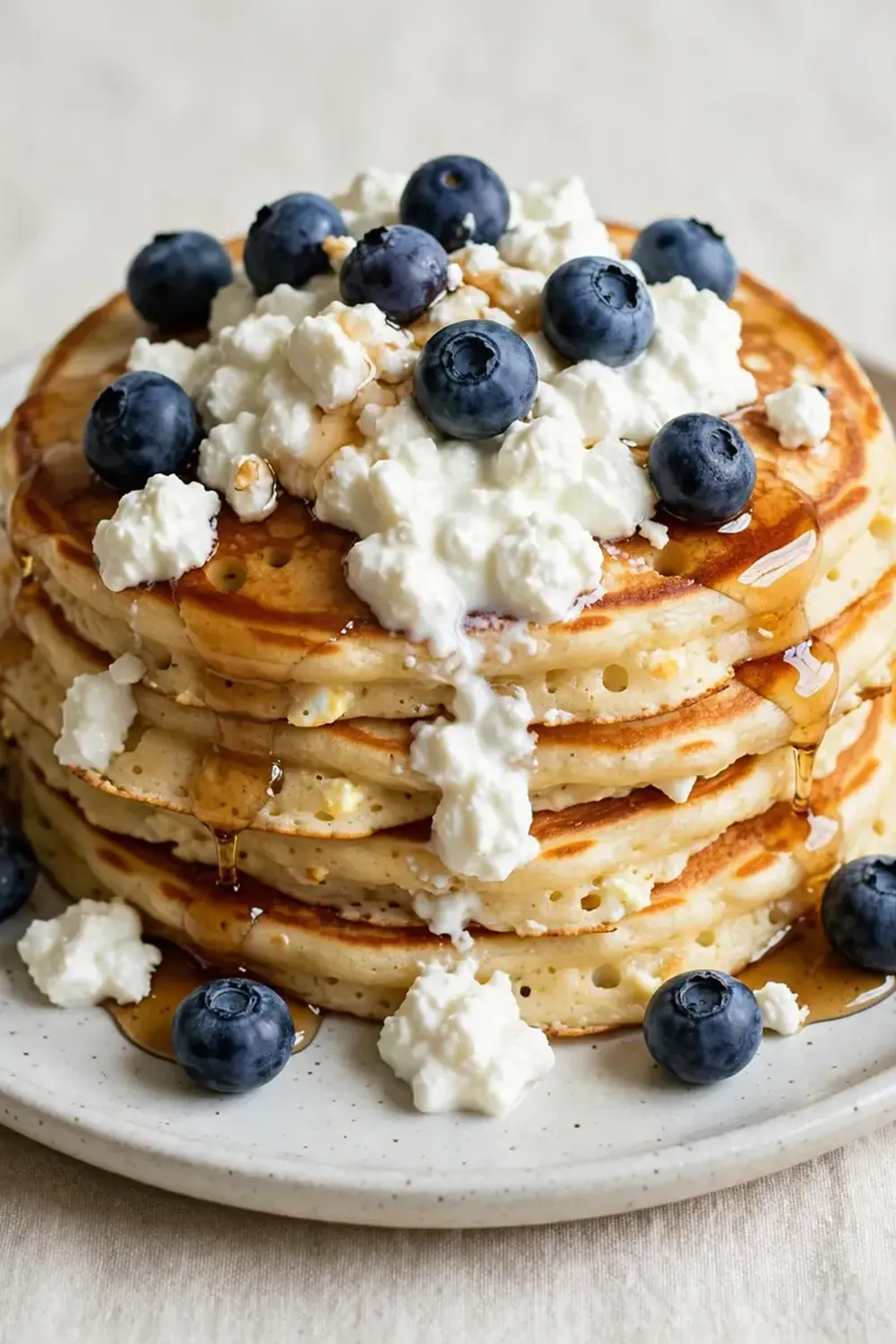 Cottage Cheese Protein Pancakes