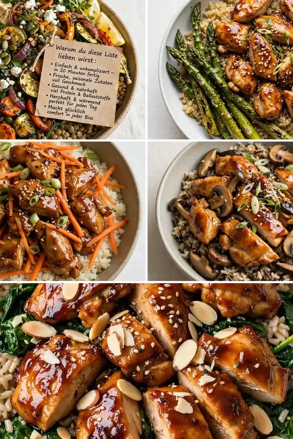 High-Protein Teriyaki Chicken Meal Prep Bowls