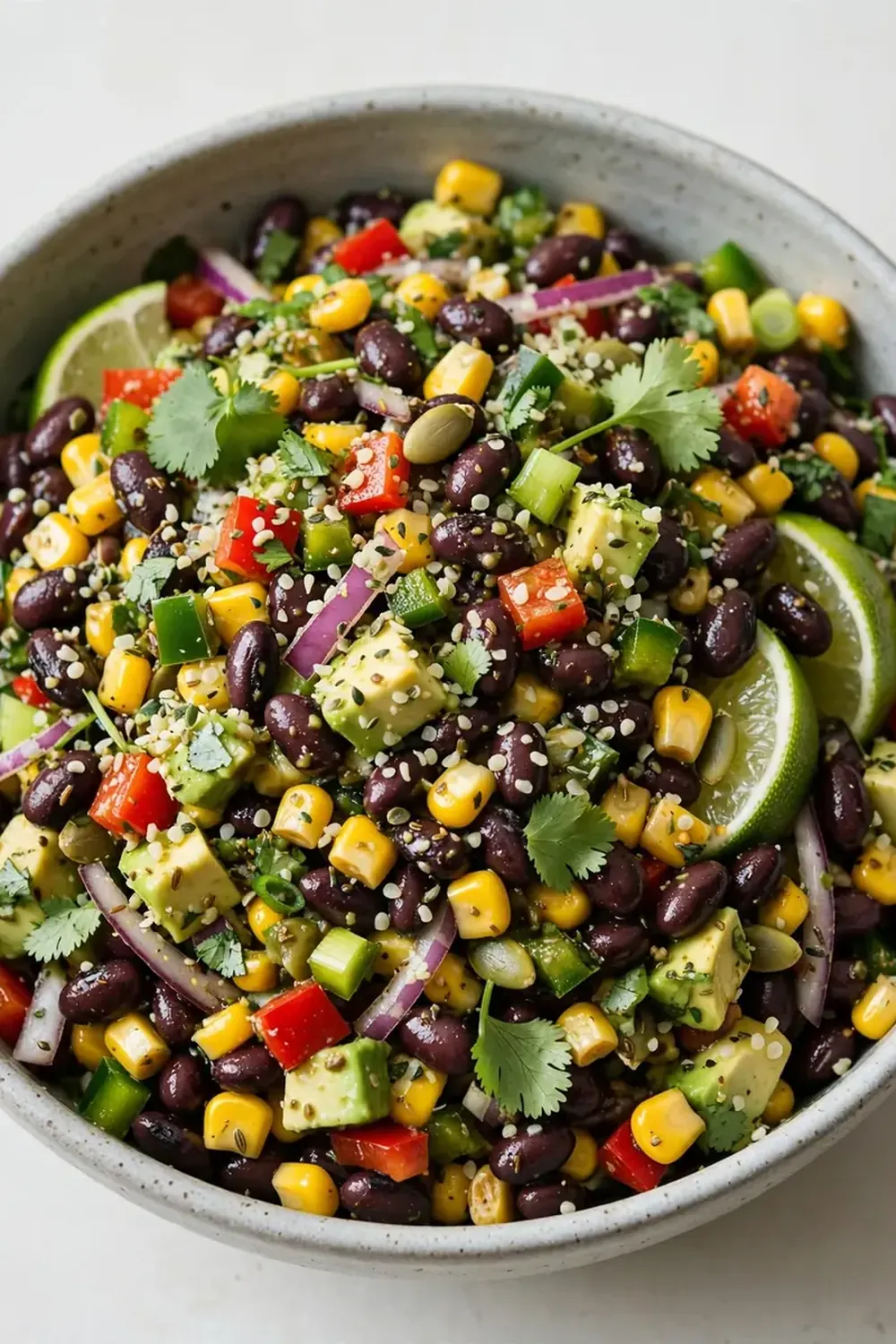 High-Protein Black Bean and Corn Salad