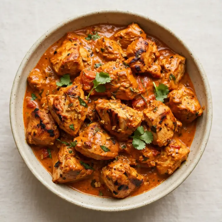 Proteinreiches Chicken Tikka Masala