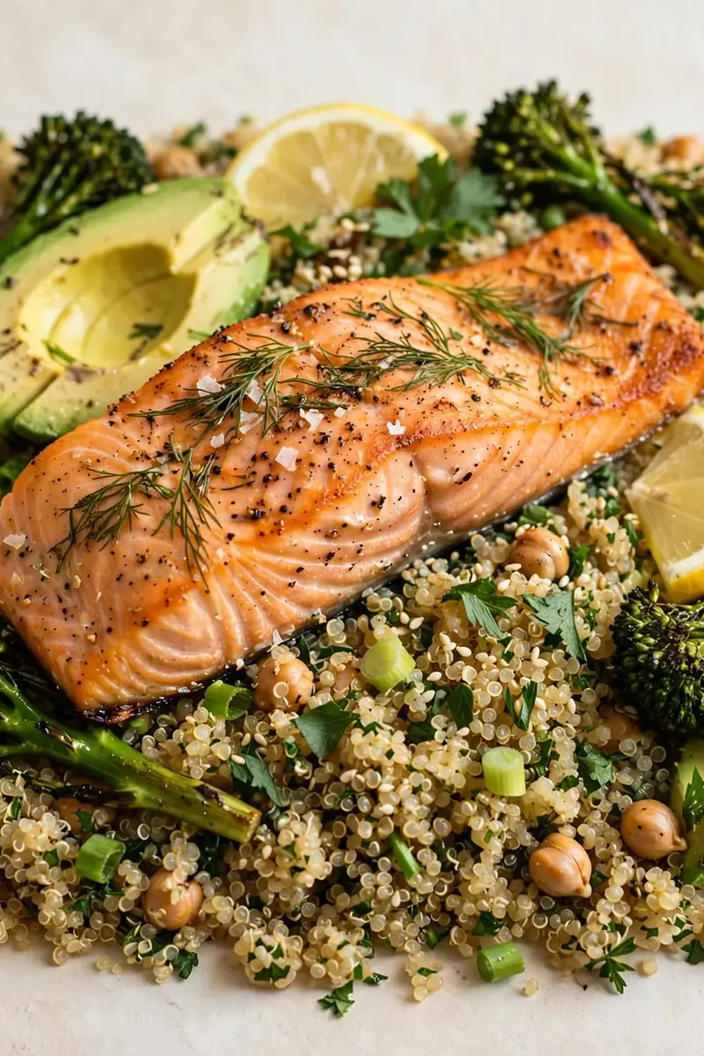 High-Protein Salmon and Quinoa Meal Prep