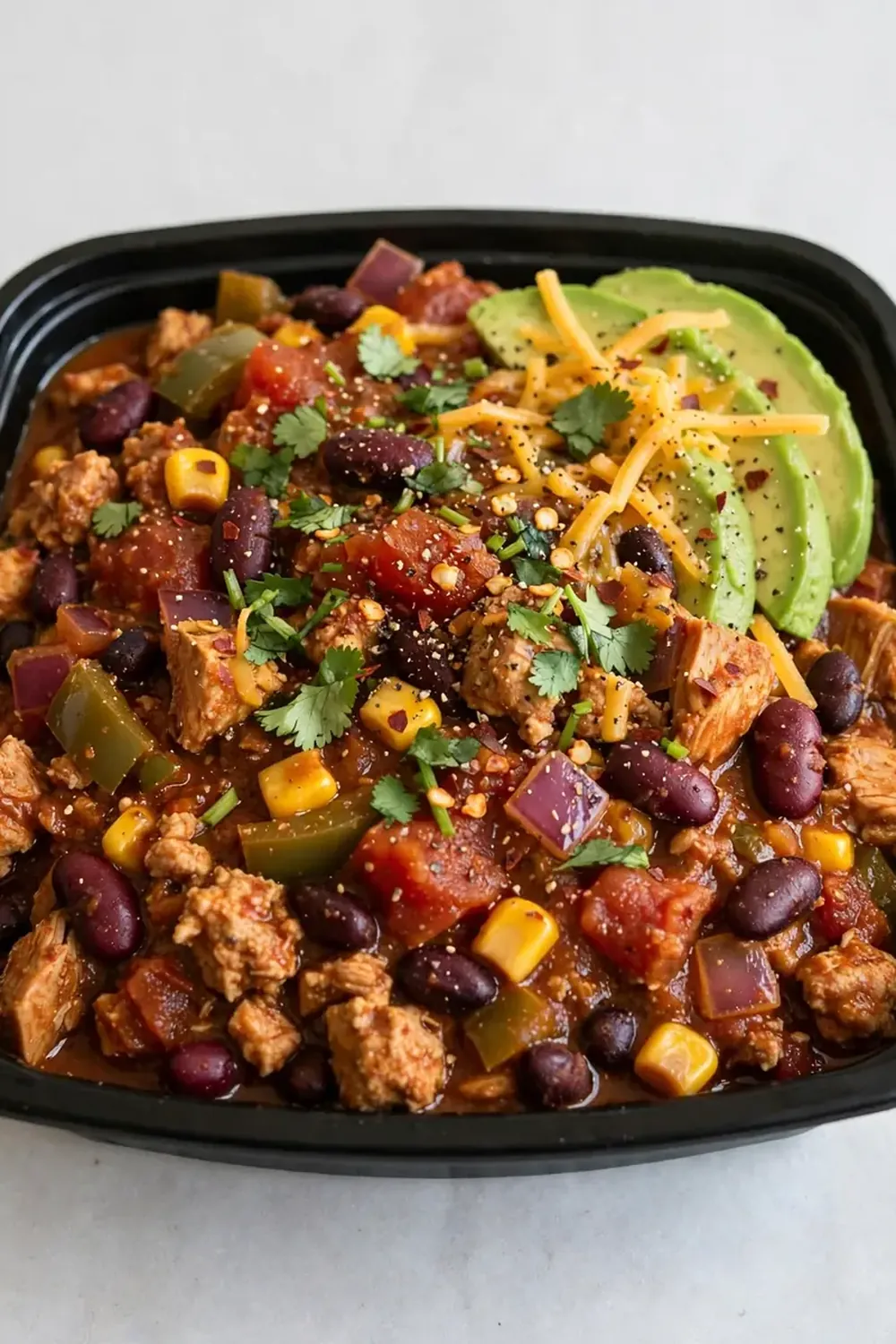 High-Protein Turkey Chili Meal Prep