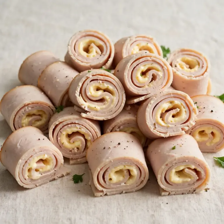 Puten-Käse-Röllchen
