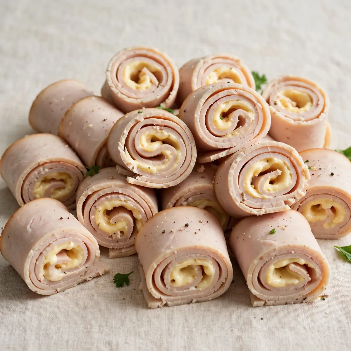 Puten-Käse-Röllchen
