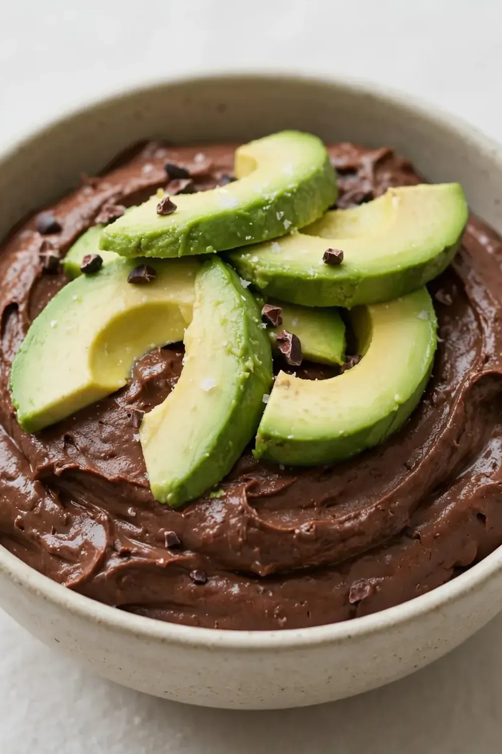 Chocolate Protein Pudding with Avocado