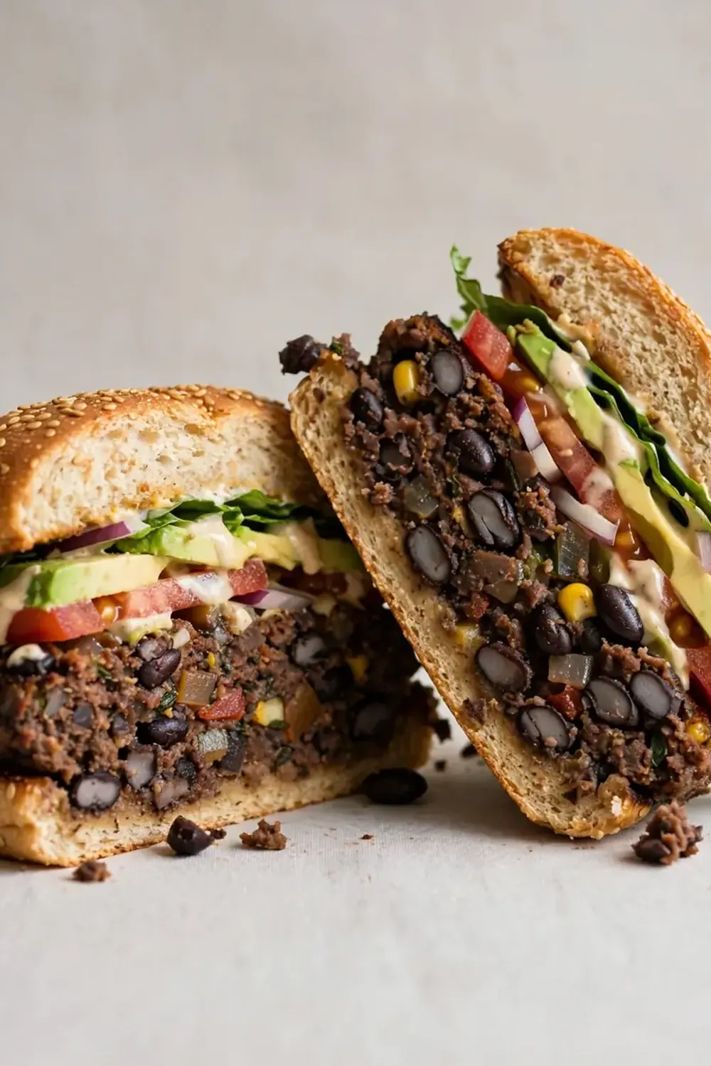 Vegan High-Protein Black Bean Burger