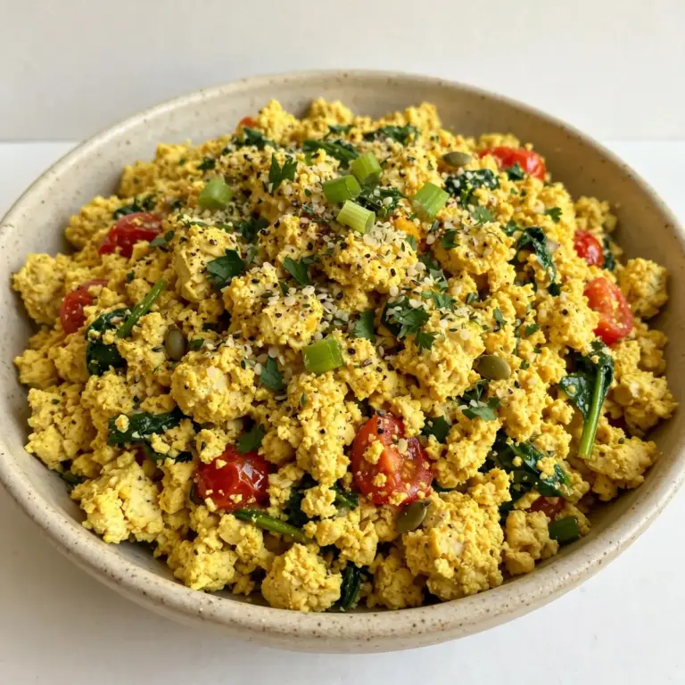 Veganer High-Protein-Tofu-Scramble