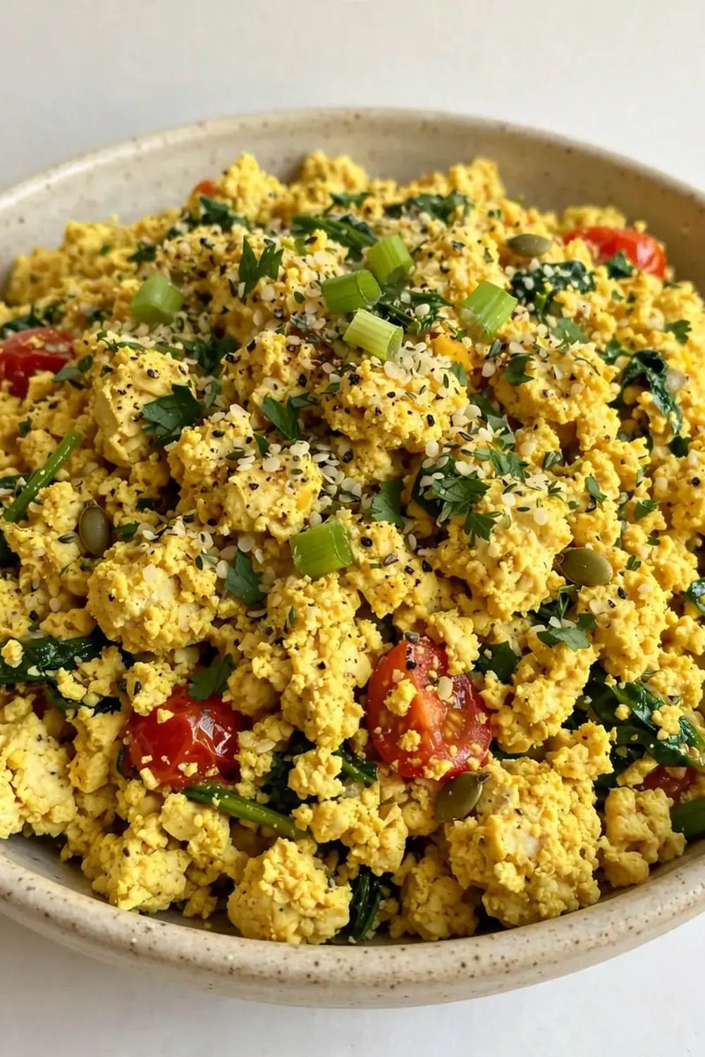 Vegan High-Protein Tofu Scramble