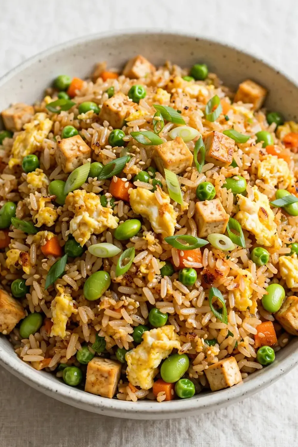 Vegetarian High-Protein Egg Fried Rice